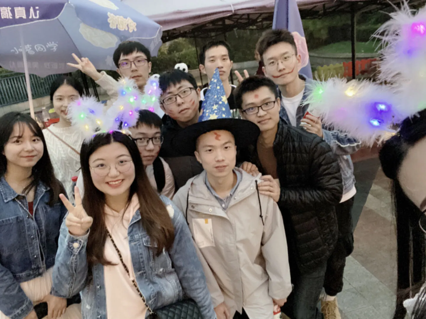 Halloween at the amusement park