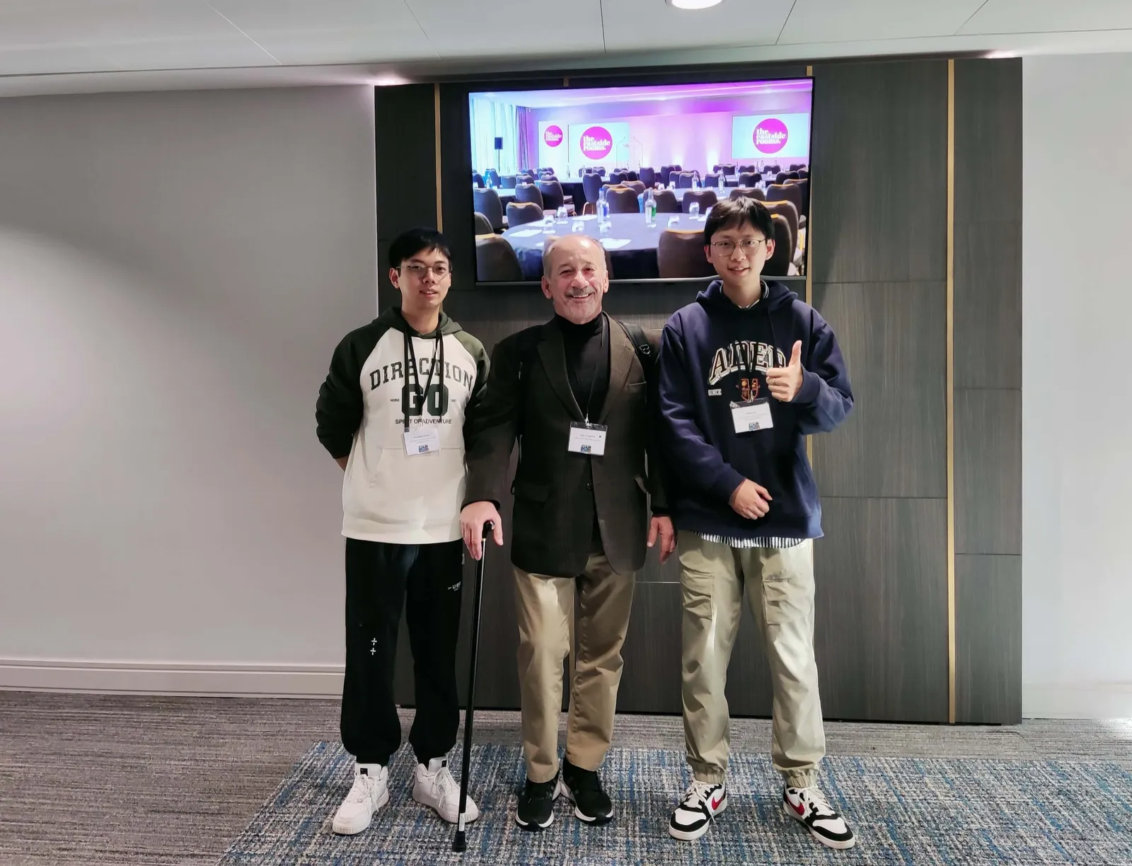 Zhangtao Cheng and Goce Trajcevski at CIKM 2023, Birmingham, UK