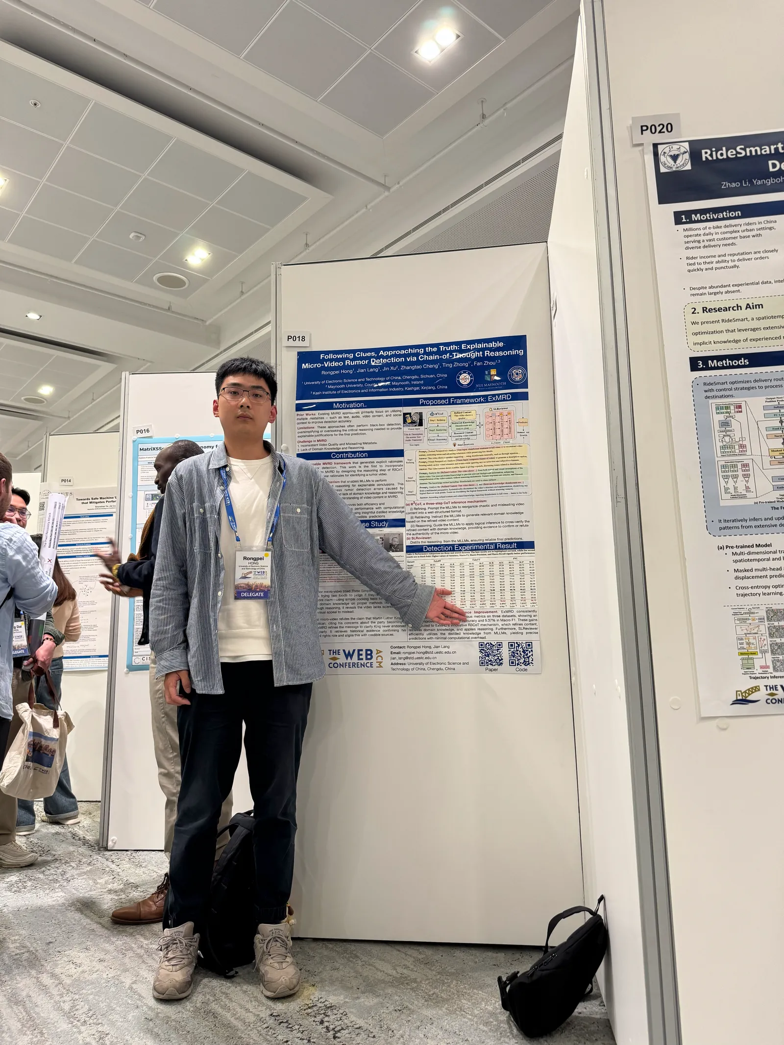 Rongpei Hong at WWW 2025, Sydney, Australia